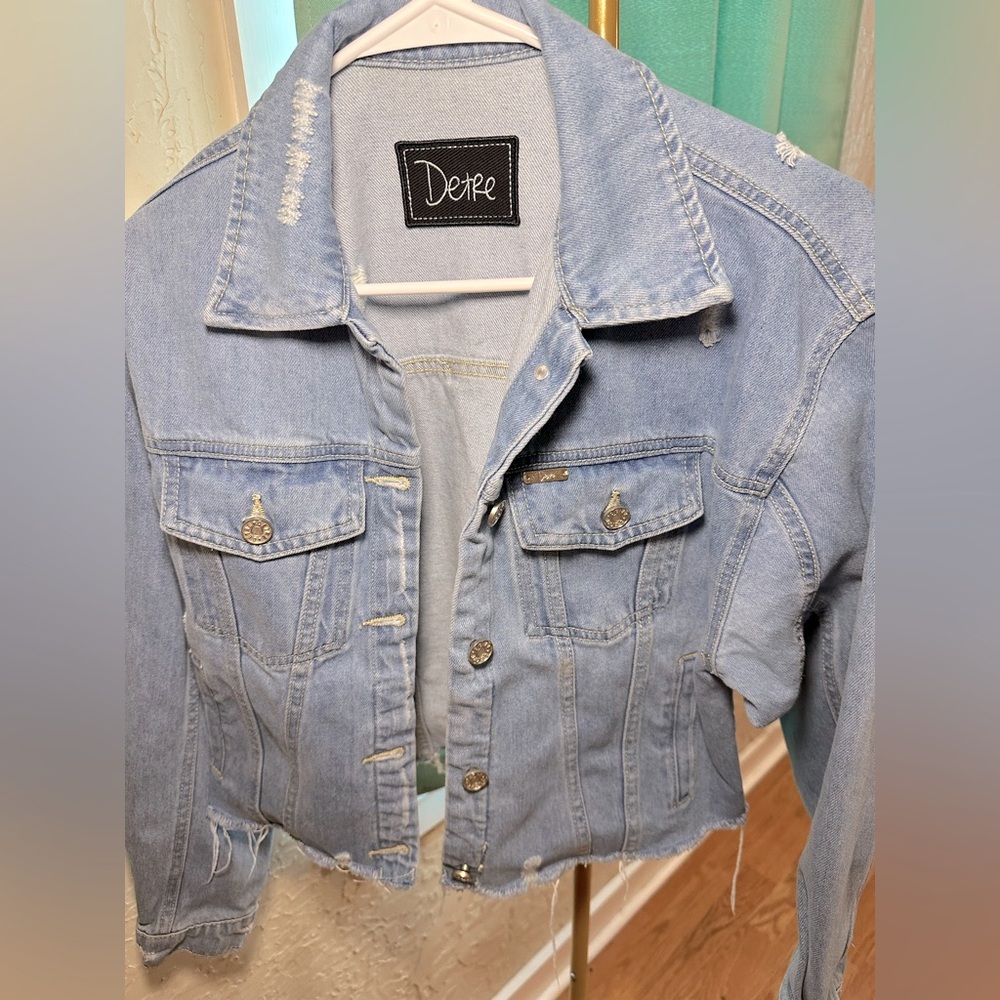 Detre Denim Distressed Jacket